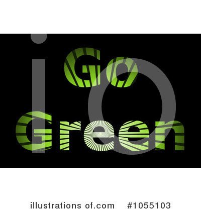 Royalty-Free (RF) Go Green Clipart Illustration by oboy - Stock Sample #1055103
