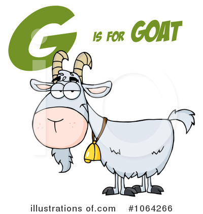 Royalty-Free (RF) Goat Clipart Illustration by Hit Toon - Stock Sample #1064266