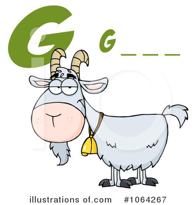 Royalty-Free (RF) Goat Clipart Illustration by Hit Toon - Stock Sample #1064267