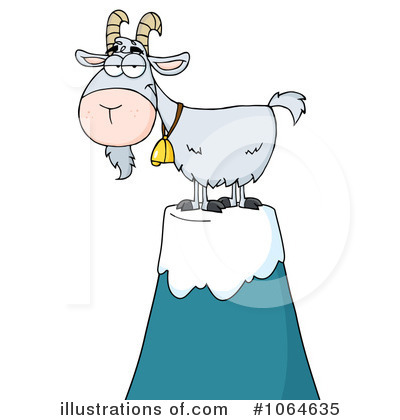 Royalty-Free (RF) Goat Clipart Illustration by Hit Toon - Stock Sample #1064635