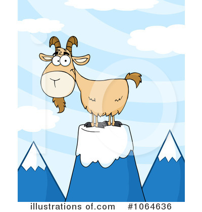 Royalty-Free (RF) Goat Clipart Illustration by Hit Toon - Stock Sample #1064636