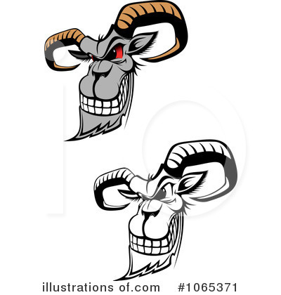 Royalty-Free (RF) Goat Clipart Illustration by Vector Tradition SM - Stock Sample #1065371