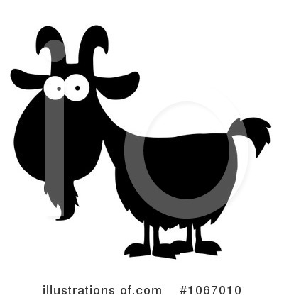 Royalty-Free (RF) Goat Clipart Illustration by Hit Toon - Stock Sample #1067010