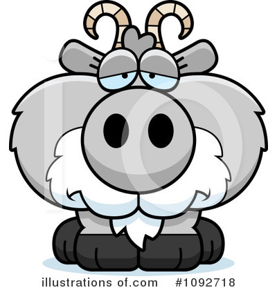 Royalty-Free (RF) Goat Clipart Illustration by Cory Thoman - Stock Sample #1092718