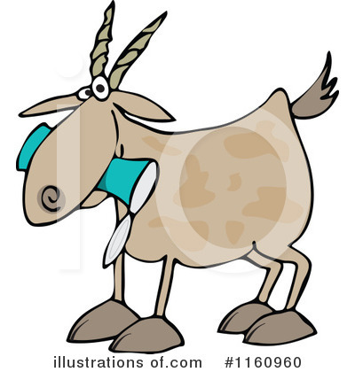 Royalty-Free (RF) Goat Clipart Illustration by djart - Stock Sample #1160960