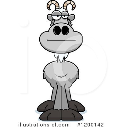 Royalty-Free (RF) Goat Clipart Illustration by Cory Thoman - Stock Sample #1200142
