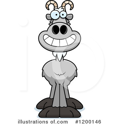 Royalty-Free (RF) Goat Clipart Illustration by Cory Thoman - Stock Sample #1200146