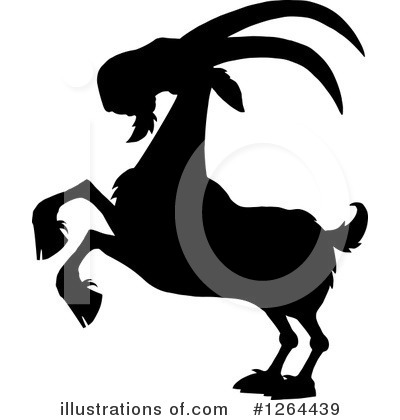 Royalty-Free (RF) Goat Clipart Illustration by Hit Toon - Stock Sample #1264439