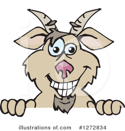 Royalty-Free (RF) Goat Clipart Illustration by Dennis Holmes Designs - Stock Sample #1272834