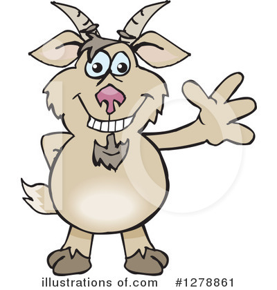 Goat Clipart #1278861 by Dennis Holmes Designs