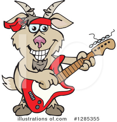Royalty-Free (RF) Goat Clipart Illustration by Dennis Holmes Designs - Stock Sample #1285355
