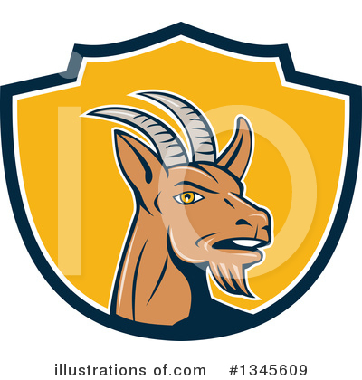Royalty-Free (RF) Goat Clipart Illustration by patrimonio - Stock Sample #1345609