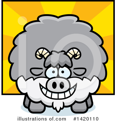Royalty-Free (RF) Goat Clipart Illustration by Cory Thoman - Stock Sample #1420110