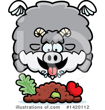 Royalty-Free (RF) Goat Clipart Illustration by Cory Thoman - Stock Sample #1420112