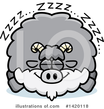 Royalty-Free (RF) Goat Clipart Illustration by Cory Thoman - Stock Sample #1420118