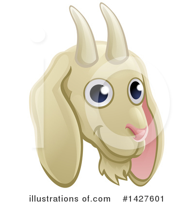 Royalty-Free (RF) Goat Clipart Illustration by AtStockIllustration - Stock Sample #1427601