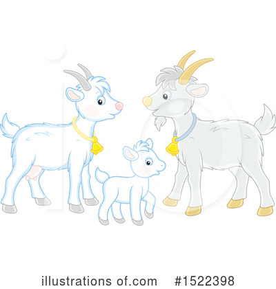 Royalty-Free (RF) Goat Clipart Illustration by Alex Bannykh - Stock Sample #1522398