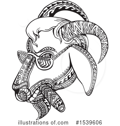 Royalty-Free (RF) Goat Clipart Illustration by patrimonio - Stock Sample #1539606