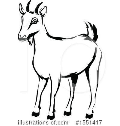 Royalty-Free (RF) Goat Clipart Illustration by BNP Design Studio - Stock Sample #1551417