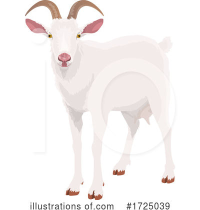 Goat Clipart #1725039 by Vector Tradition SM