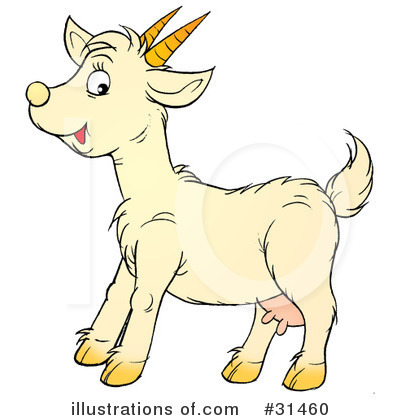 Royalty-Free (RF) Goat Clipart Illustration by Alex Bannykh - Stock Sample #31460