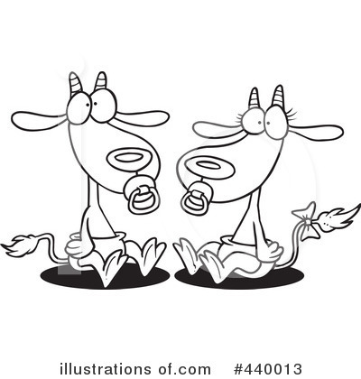 Royalty-Free (RF) Goat Clipart Illustration by toonaday - Stock Sample #440013