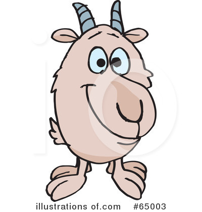 Royalty-Free (RF) Goat Clipart Illustration by Dennis Holmes Designs - Stock Sample #65003
