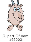 Goat Clipart #65003 by Dennis Holmes Designs