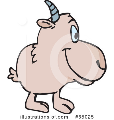 Royalty-Free (RF) Goat Clipart Illustration by Dennis Holmes Designs - Stock Sample #65025
