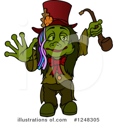 Royalty-Free (RF) Goblin Clipart Illustration by dero - Stock Sample #1248305