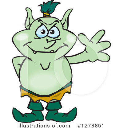 Royalty-Free (RF) Goblin Clipart Illustration by Dennis Holmes Designs - Stock Sample #1278851