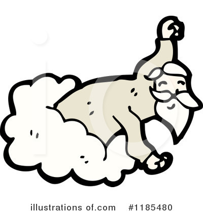 Royalty-Free (RF) God Clipart Illustration by lineartestpilot - Stock Sample #1185480