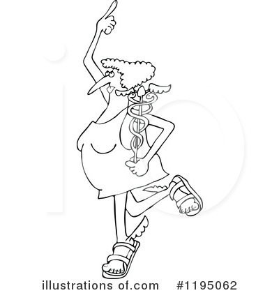 Royalty-Free (RF) Goddess Clipart Illustration by djart - Stock Sample #1195062