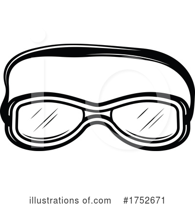 Royalty-Free (RF) Goggles Clipart Illustration by Vector Tradition SM - Stock Sample #1752671