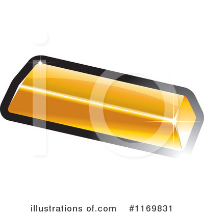 Gold Bar Clipart #1169831 by Lal Perera
