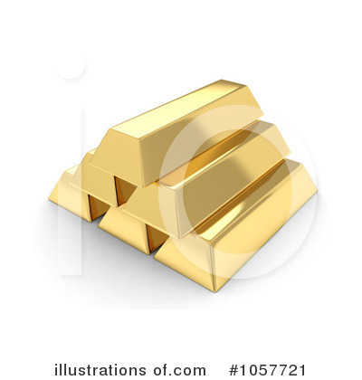 Gold Bar Clipart #1057721 by BNP Design Studio