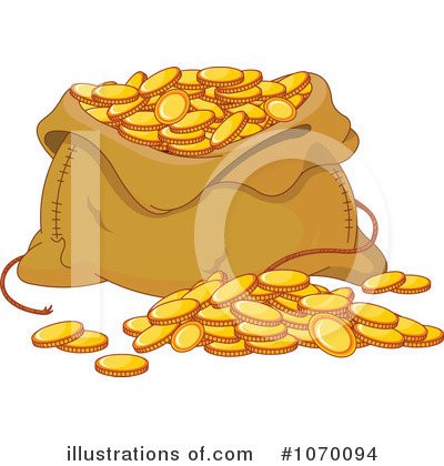 Gold Coin Clipart #1070094 by Pushkin