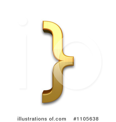 Royalty-Free (RF) Gold Design Element Clipart Illustration by Leo Blanchette - Stock Sample #1105638