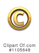 Gold Design Element Clipart #1105648 by Leo Blanchette