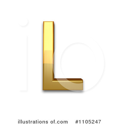 Royalty-Free (RF) Gold Design Elements Clipart Illustration by Leo Blanchette - Stock Sample #1105247