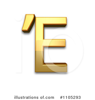 Royalty-Free (RF) Gold Design Elements Clipart Illustration by Leo Blanchette - Stock Sample #1105293