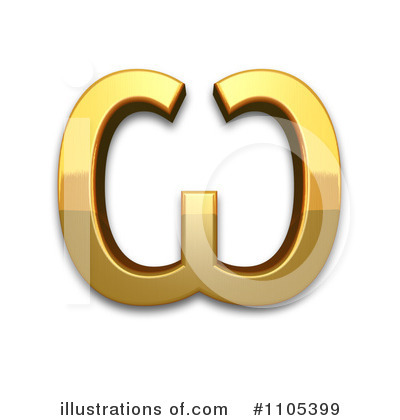 Royalty-Free (RF) Gold Design Elements Clipart Illustration by Leo Blanchette - Stock Sample #1105399