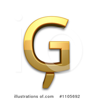 Royalty-Free (RF) Gold Design Elements Clipart Illustration by Leo Blanchette - Stock Sample #1105692