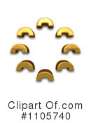 Gold Design Elements Clipart #1105740 by Leo Blanchette