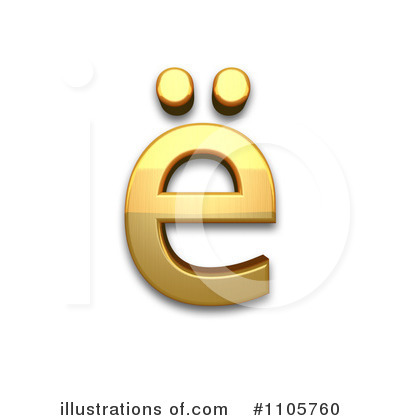 Royalty-Free (RF) Gold Design Elements Clipart Illustration by Leo Blanchette - Stock Sample #1105760