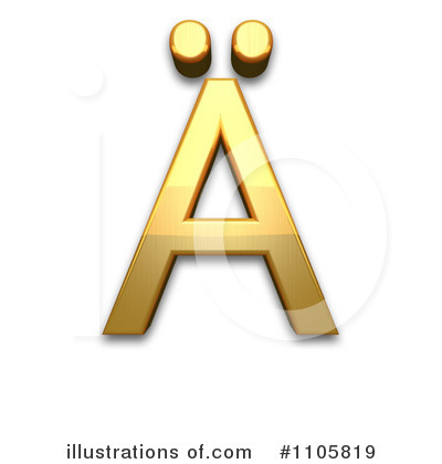 Royalty-Free (RF) Gold Design Elements Clipart Illustration by Leo Blanchette - Stock Sample #1105819