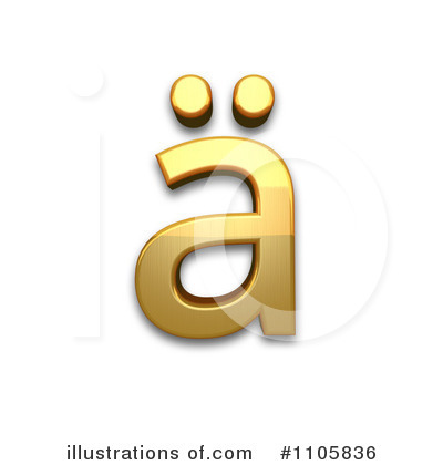 Royalty-Free (RF) Gold Design Elements Clipart Illustration by Leo Blanchette - Stock Sample #1105836