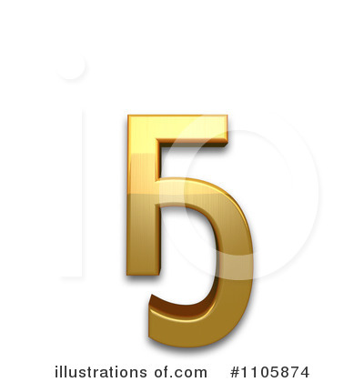 Royalty-Free (RF) Gold Design Elements Clipart Illustration by Leo Blanchette - Stock Sample #1105874