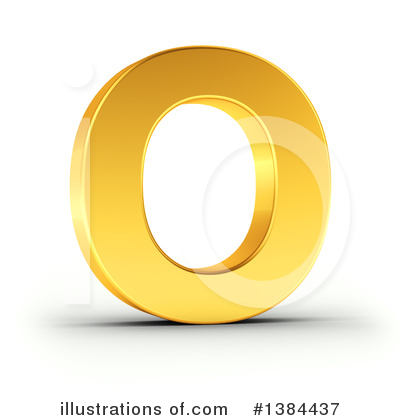 Royalty-Free (RF) Gold Letter Clipart Illustration by stockillustrations - Stock Sample #1384437