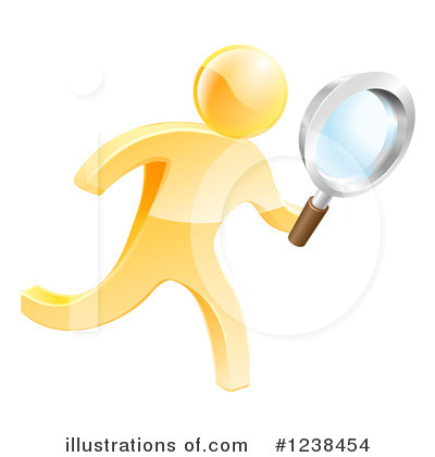 Royalty-Free (RF) Gold Man Clipart Illustration by AtStockIllustration - Stock Sample #1238454